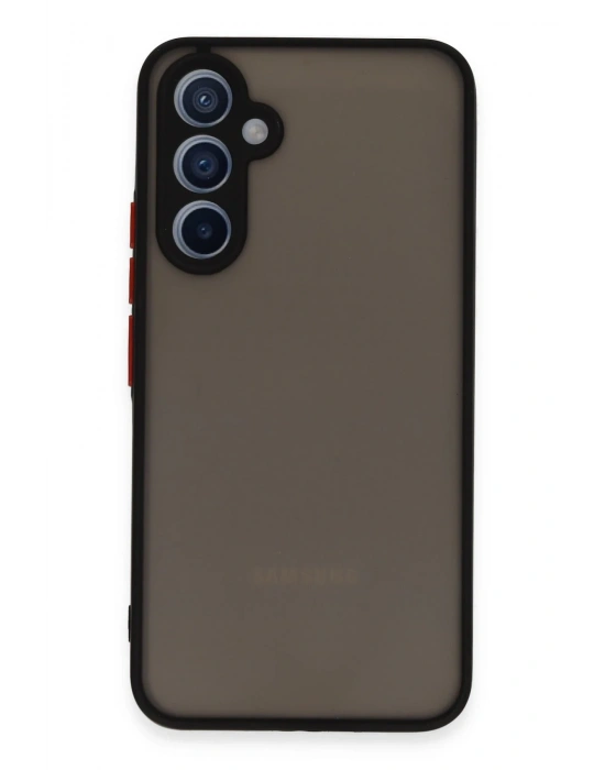 Newface Samsung Galaxy A34 5G Kılıf Montreal Silikon Kapak - Siyah