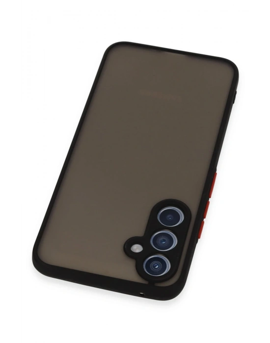 Newface Samsung Galaxy A34 5G Kılıf Montreal Silikon Kapak - Siyah