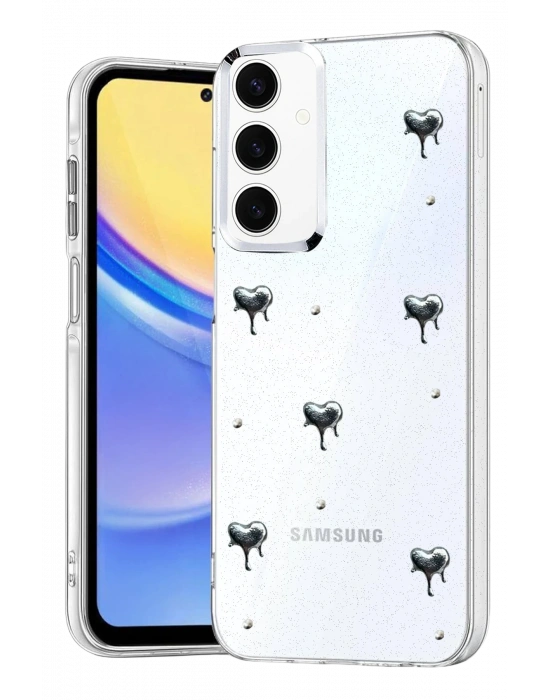 Newface Samsung Galaxy A35 5G Fiyonk Desenli Kapak - Desen 3