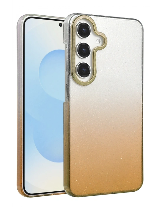 Newface Samsung Galaxy A35 5G Glossy Kapak - Çöl Titanyum