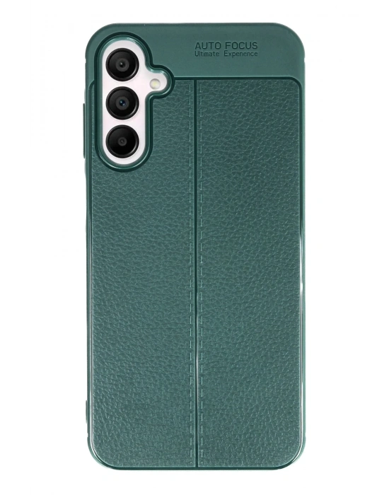 Newface Samsung Galaxy A35 5G Kılıf Auto Focus Kapak - Koyu Yeşil