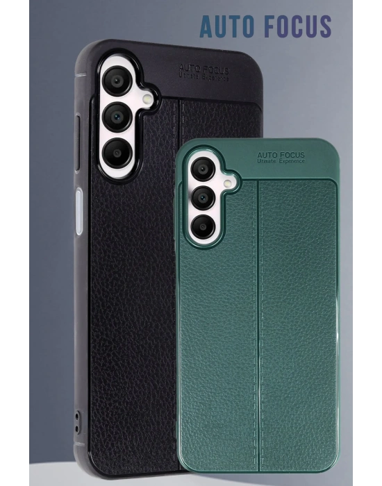 Newface Samsung Galaxy A35 5G Kılıf Auto Focus Kapak - Koyu Yeşil