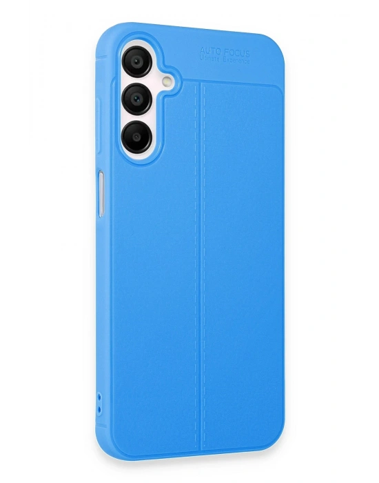 Newface Samsung Galaxy A35 5G Kılıf Auto Focus Kapak - Mavi