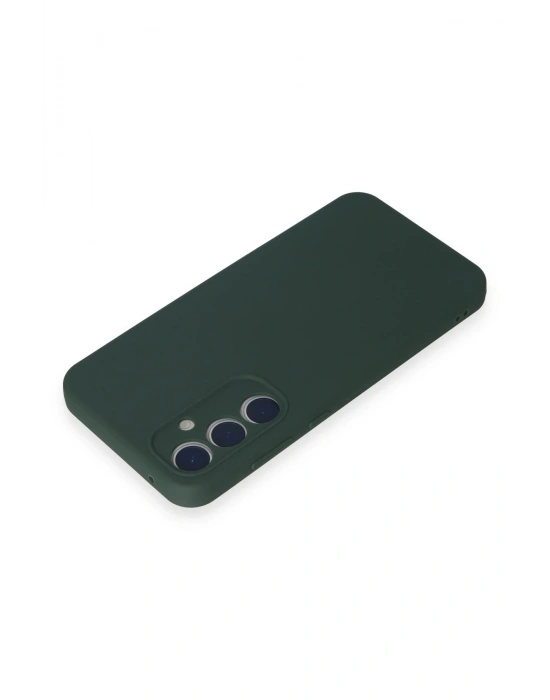 Newface Samsung Galaxy A35 5G Kılıf First Silikon - Koyu Yeşil