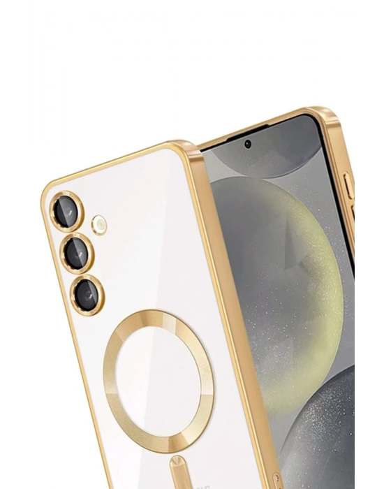 Newface Samsung Galaxy A35 5G Kross Magneticsafe Kapak - Gold