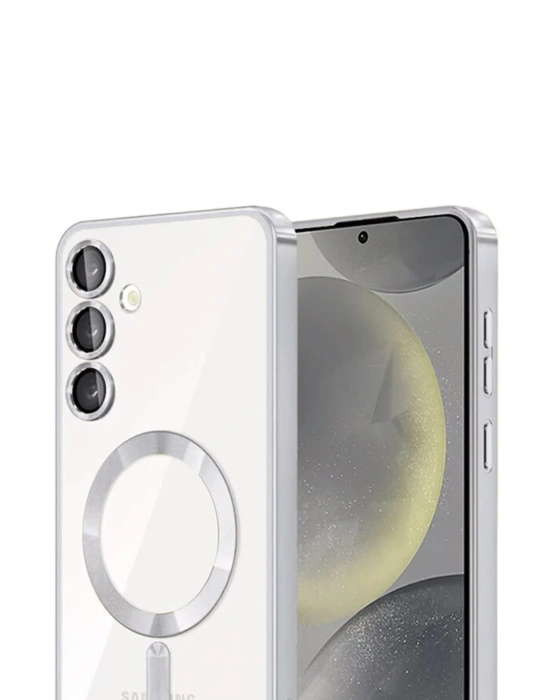 Newface Samsung Galaxy A35 5G Kross Magneticsafe Kapak - Gümüş