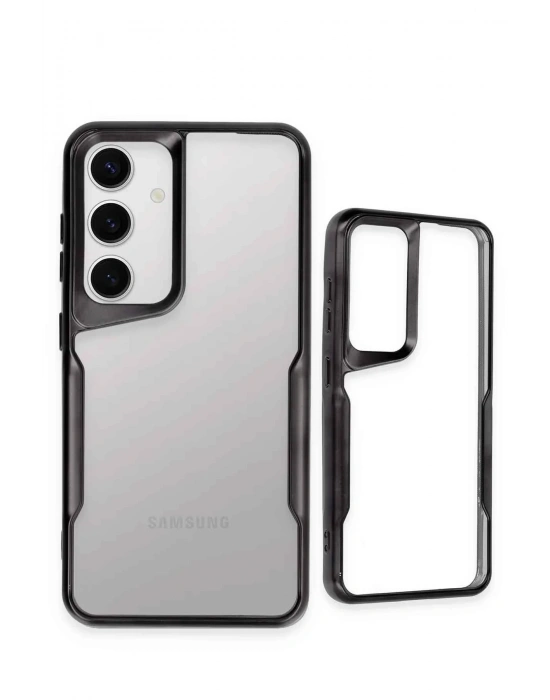 Newface Samsung Galaxy A36 Kılıf Boyi Silikon Kapak - Siyah