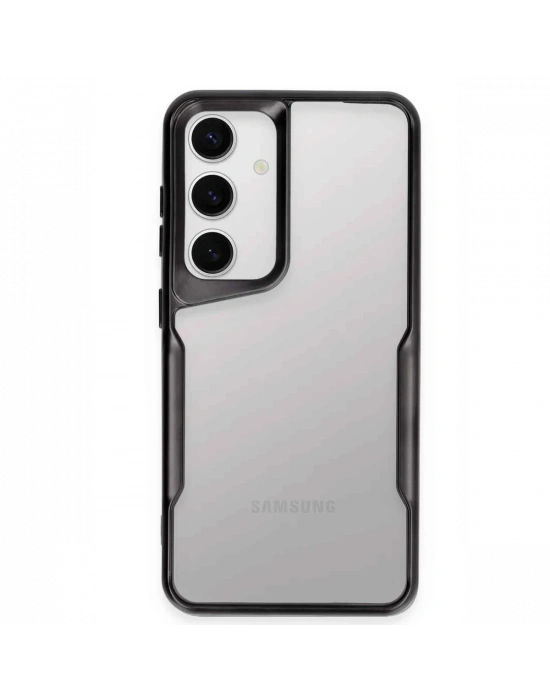 Newface Samsung Galaxy A36 Kılıf Boyi Silikon Kapak - Siyah