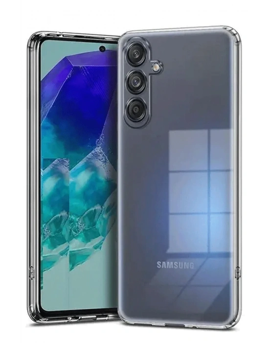 Newface Samsung Galaxy A36 Kılıf Lüx Şeffaf Silikon