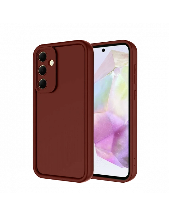 Newface Samsung Galaxy A36 Kılıf Viera Silikon - Bordo