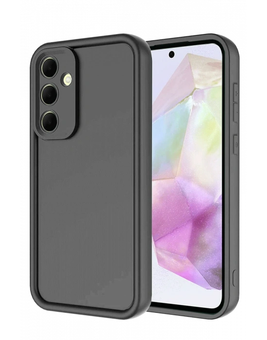 Newface Samsung Galaxy A36 Kılıf Viera Silikon - Gri