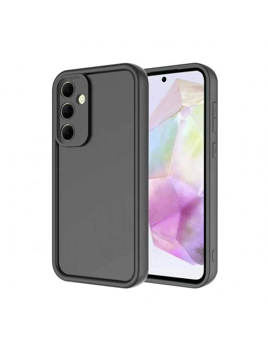 Newface Samsung Galaxy A36 Kılıf Viera Silikon - Gri