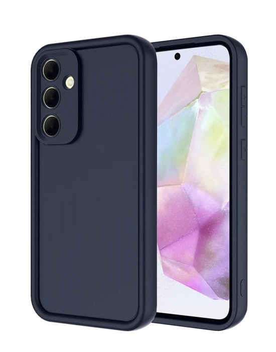 Newface Samsung Galaxy A36 Kılıf Viera Silikon - Lacivert