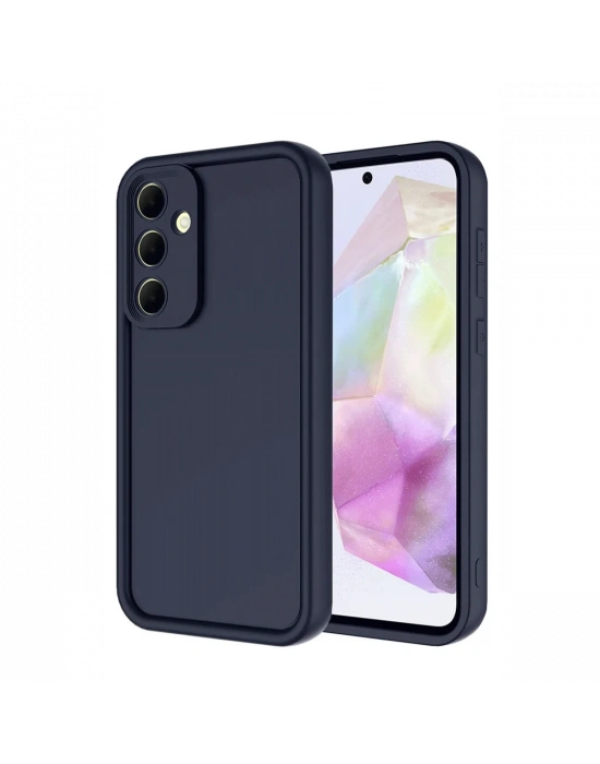 Newface Samsung Galaxy A36 Kılıf Viera Silikon - Lacivert