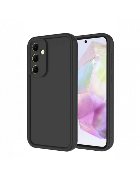 Newface Samsung Galaxy A36 Kılıf Viera Silikon - Siyah