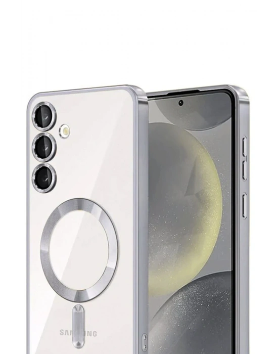 Newface Samsung Galaxy A36 Kross Magneticsafe Kapak - Gümüş