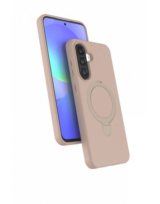 Newface Samsung Galaxy A36 Regal Magsafe Standlı Kapak - Çöl Titanyum