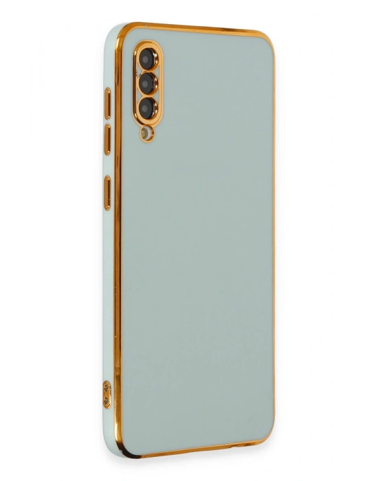 Newface Samsung Galaxy A50 Kılıf Volet Silikon - Açık Yeşil