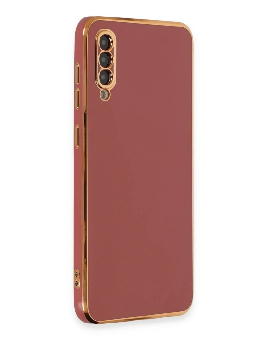 Newface Samsung Galaxy A50 Kılıf Volet Silikon - Kırmızı