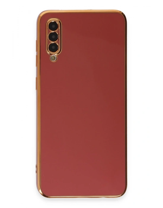 Newface Samsung Galaxy A50 Kılıf Volet Silikon - Kırmızı