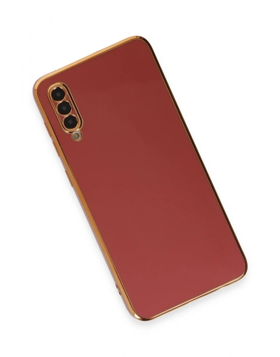 Newface Samsung Galaxy A50 Kılıf Volet Silikon - Kırmızı