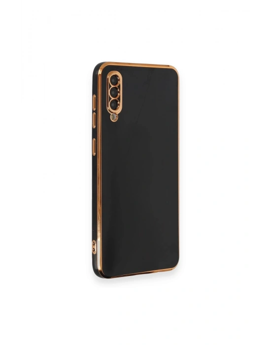 Newface Samsung Galaxy A50 Kılıf Volet Silikon - Siyah