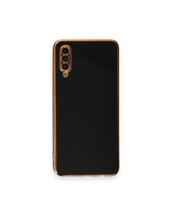 Newface Samsung Galaxy A50 Kılıf Volet Silikon - Siyah