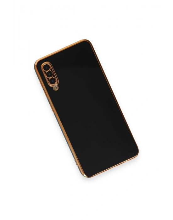 Newface Samsung Galaxy A50 Kılıf Volet Silikon - Siyah