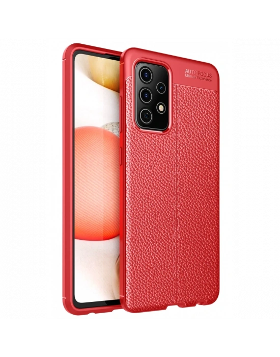 Newface Samsung Galaxy A52 Kılıf Auto Focus Kapak - Kırmızı