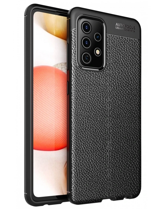 Newface Samsung Galaxy A52 Kılıf Auto Focus Kapak - Siyah