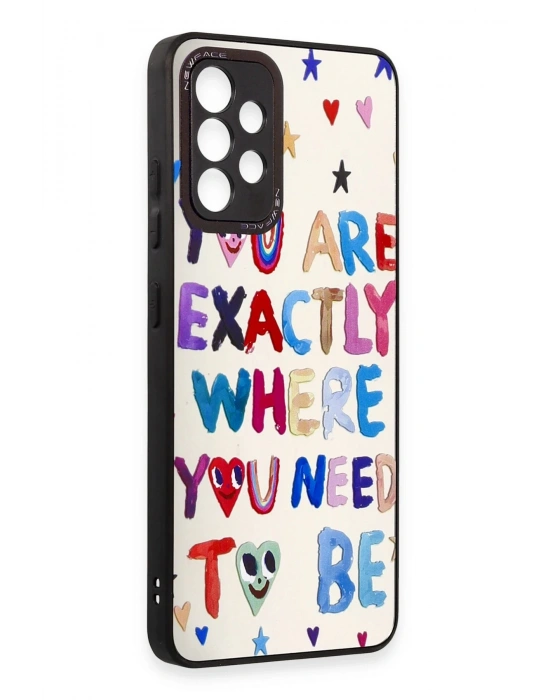 Newface Samsung Galaxy A52 Kılıf Mirror Desenli Kapak - Mirror - 10