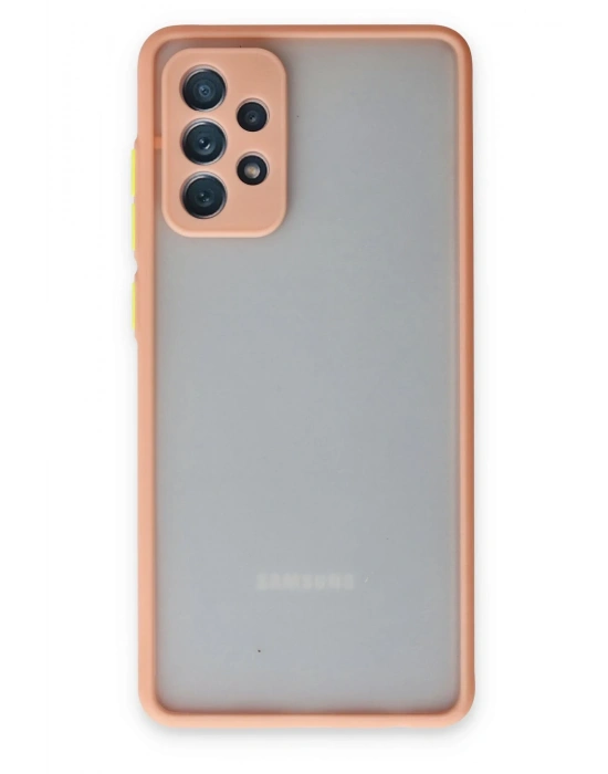 Newface Samsung Galaxy A52 Kılıf Montreal Silikon Kapak - Pembe