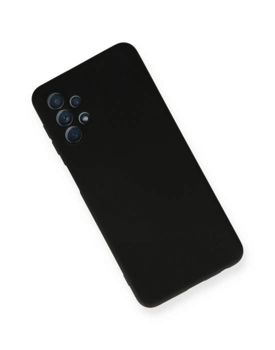 Newface Samsung Galaxy A52 Kılıf Nano içi Kadife Silikon - Siyah