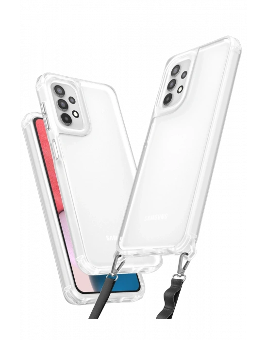 Newface Samsung Galaxy A52 Kılıf Penta Silikon Kılıf - Şeffaf