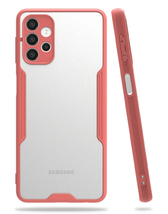 Newface Samsung Galaxy A52 Kılıf Platin Silikon - Pembe