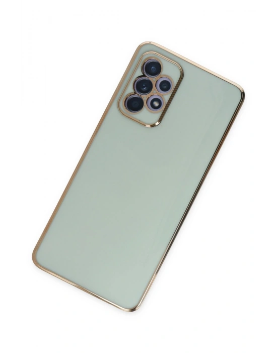 Newface Samsung Galaxy A52 Kılıf Volet Silikon - Açık Yeşil