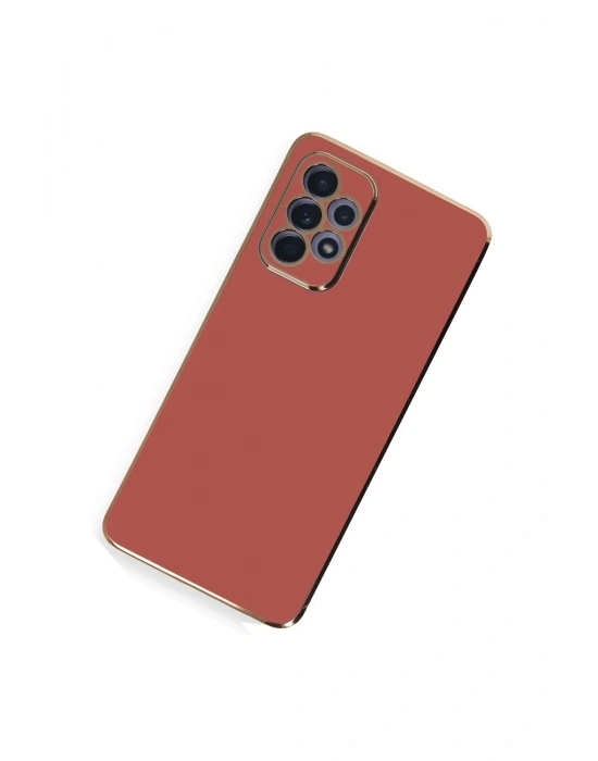 Newface Samsung Galaxy A52 Kılıf Volet Silikon - Kırmızı