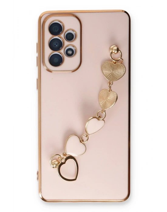 Newface Samsung Galaxy A53 5G Kılıf Esila Silikon - Pudra