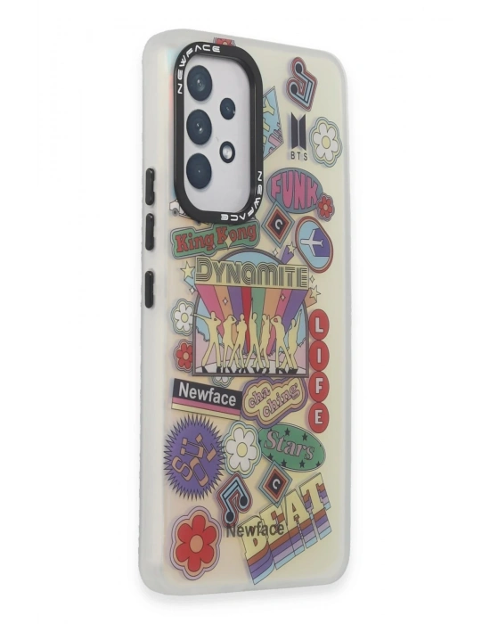 Newface Samsung Galaxy A53 5G Kılıf Estoril Desenli Kapak - Estoril - 14