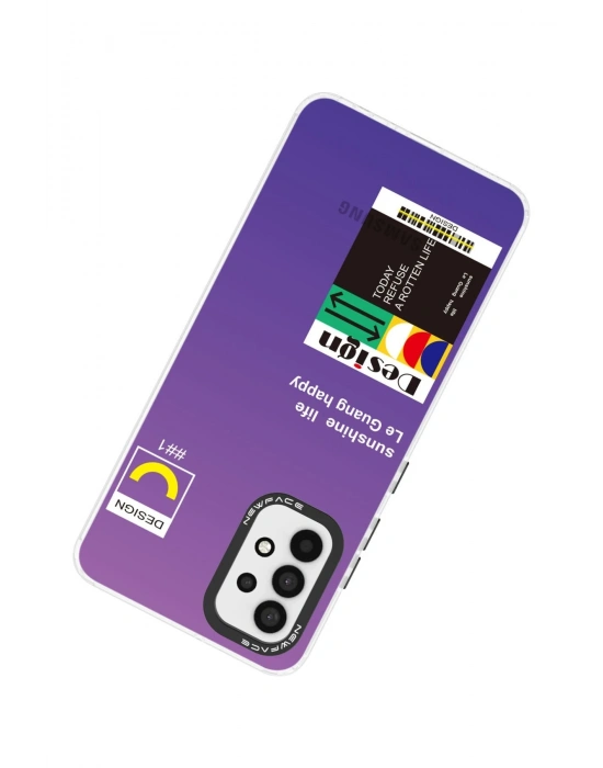 Newface Samsung Galaxy A53 5G Kılıf Estoril Desenli Kapak - Estoril - 4