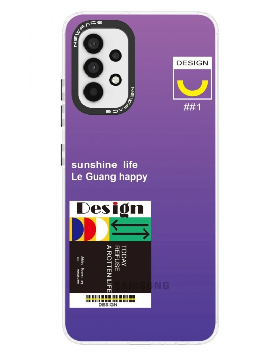 Newface Samsung Galaxy A53 5G Kılıf Estoril Desenli Kapak - Estoril - 4