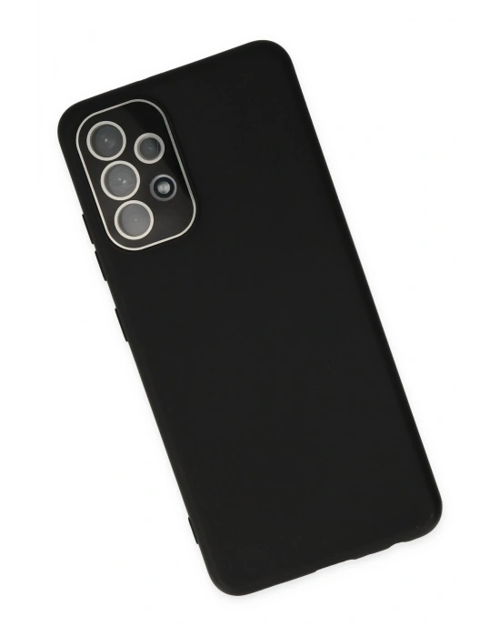 Newface Samsung Galaxy A53 5G Kılıf Lansman Glass Kapak - Siyah