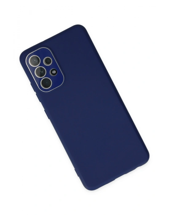 Newface Samsung Galaxy A53 5G Kılıf Lansman Glass Kapak - Sky Blue