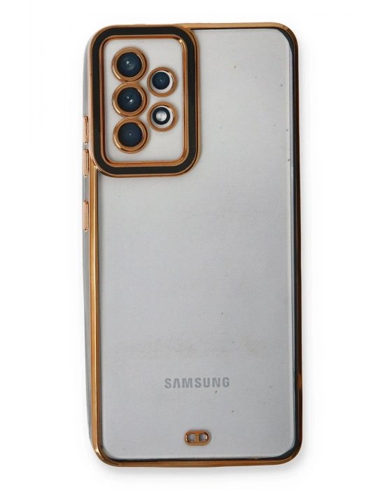 Newface Samsung Galaxy A53 5G Kılıf Liva Lens Silikon - Siyah