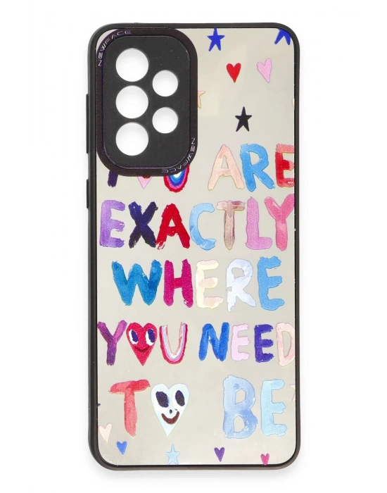 Newface Samsung Galaxy A53 5G Kılıf Mirror Desenli Kapak - Mirror - 10