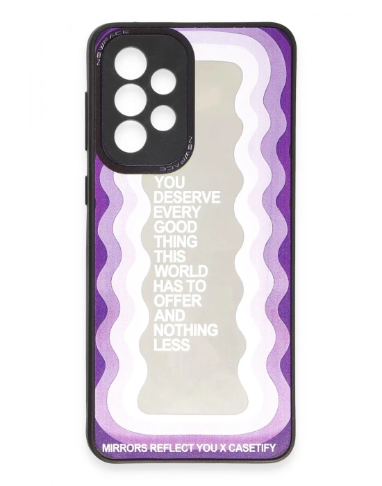 Newface Samsung Galaxy A53 5G Kılıf Mirror Desenli Kapak - Mirror - 5