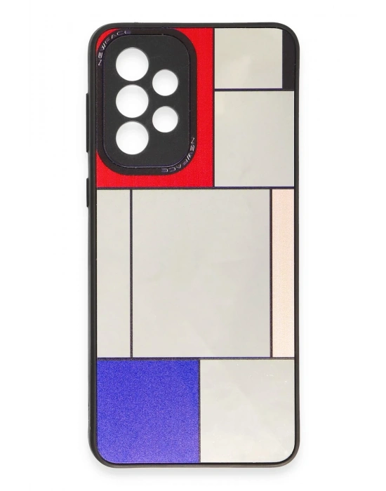 Newface Samsung Galaxy A53 5G Kılıf Mirror Desenli Kapak - Mirror - 9