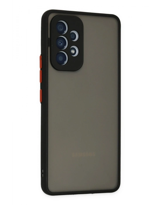 Newface Samsung Galaxy A53 5G Kılıf Montreal Silikon Kapak - Siyah