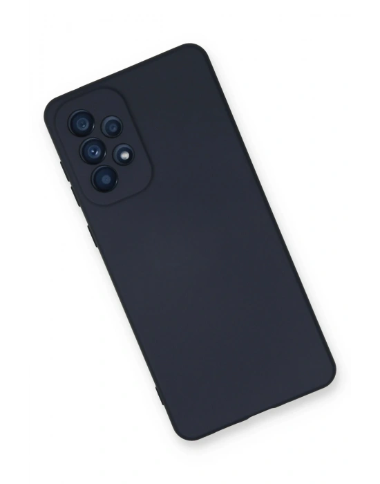 Newface Samsung Galaxy A53 5G Kılıf Nano içi Kadife Silikon - Lacivert