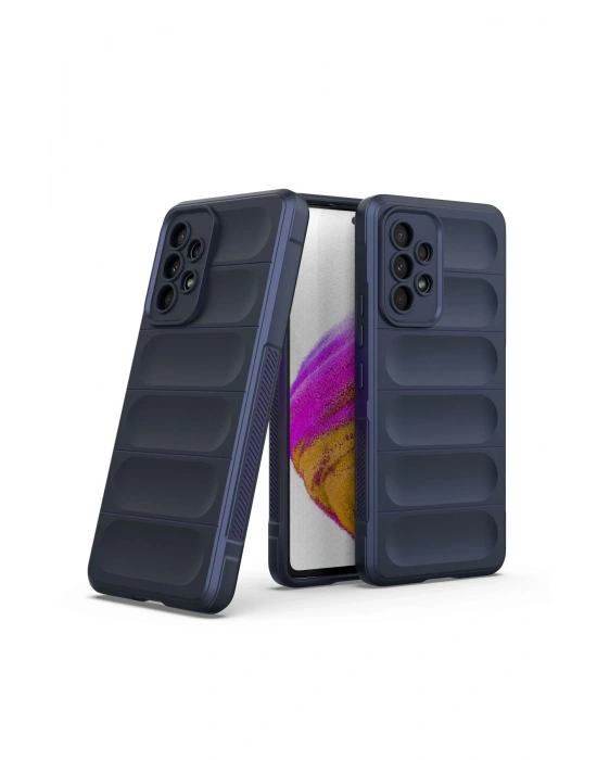Newface Samsung Galaxy A53 5G Kılıf Optimum Silikon - Lacivert